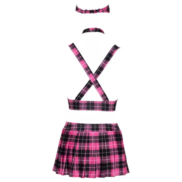 Cottelli - costume scolara a quadri rosa - set completo - L