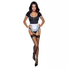 Cottelli - body da cameriera con grembiule (nero)