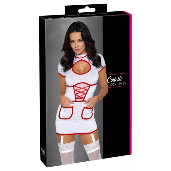 Cottelli - sexy costume da infermiera (bianco) - M