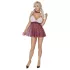 Cottelli - costume da studentessa - rosso e bianco