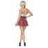 Cottelli - costume da studentessa - rosso e bianco