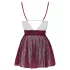 Cottelli - costume da studentessa - rosso e bianco