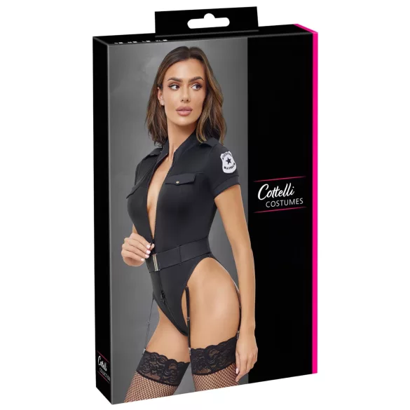 Cottelli - costume poliziotta sexy - nero - M