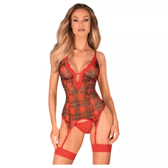 Obsessive Jollymore - set intimo natalizio - XL/XXL