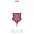 Cottelli - body a quadri rosso - set erotico
