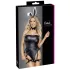 Cottelli - costume da coniglietta sexy - nero - 3 pezzi - M