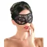 Cottelli - maschera occhi sagomata in pizzo - nero