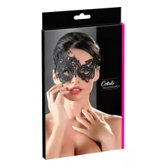 Cottelli - Maschera asimmetrica ricamata - nero