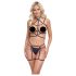 Cottelli - Set harness e perizoma nero (S-L)