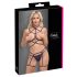 Cottelli - Set harness e perizoma nero (S-L)
