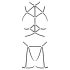 Cottelli - Set harness e perizoma nero (S-L)