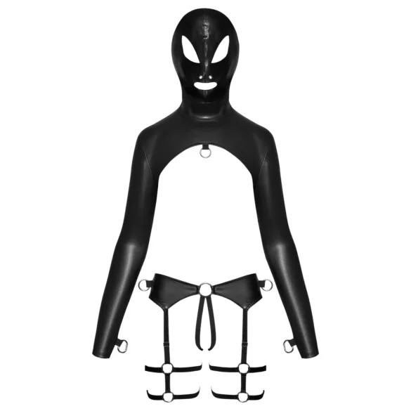 Bad Kitty - Set di lingerie BDSM (nero) - M
