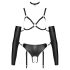 Bad Kitty - set di imbracature bondage (nero) - L