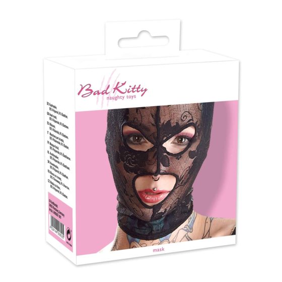 Bad Kitty - Maschera per la testa in pizzo