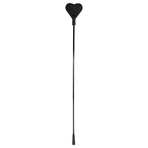 Bacchetta in silicone a cuore - nera