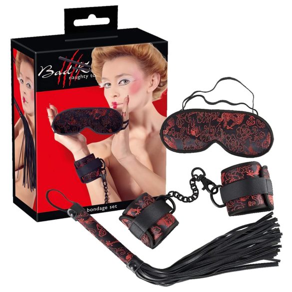 Bad Kitty - set estasi rosso-nero