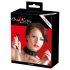 Bad Kitty - collare e guinzaglio in silicone nero