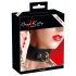 Bad Kitty - collare e guinzaglio in silicone nero