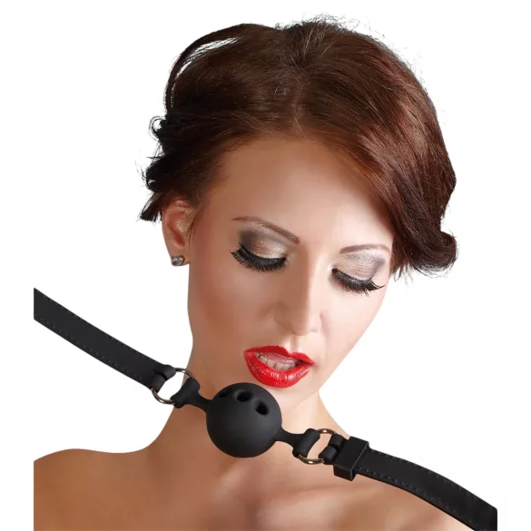 Bad Kitty - bavaglio bocca silicone taglia media nero