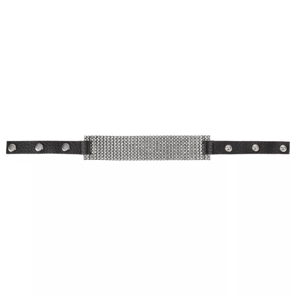 Bad Kitty - collare con strass - nero
