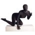 Bad Kitty - cravatta glamour con strass (nero)