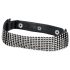 Bad Kitty - cravatta glamour con strass (nero)