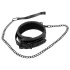 Bad Kitty - collare con pietre decorative e guinzaglio - nero