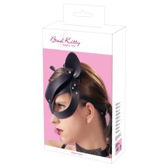   Bad Kitty - maschera da gattino in ecopelle con strass - nero (S-L)