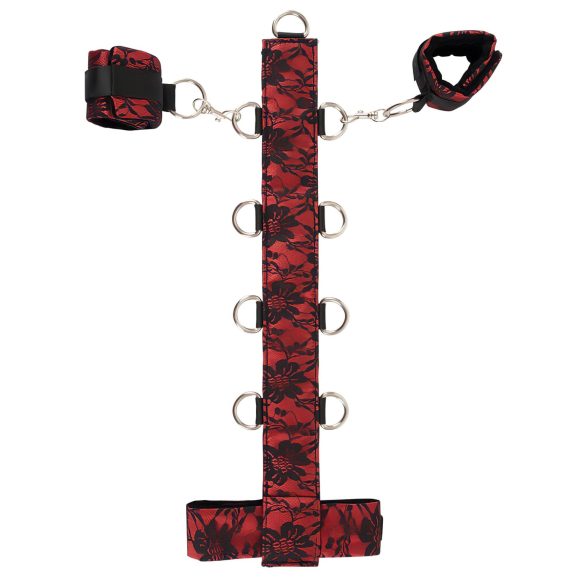 Bad Kitty - Set da bondage collo rosso-nero