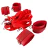 Bad Kitty - set fissa letto con strappo - ecopelle rossa