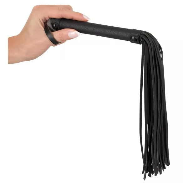 Bad Kitty - set bondage in similpelle con chiusura a strappo 8 pezzi - nero