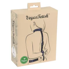 Vegan Fetish - set manette da polsi dietro la schiena - nero