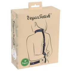 Vegan Fetish - set manette da polsi dietro la schiena - nero