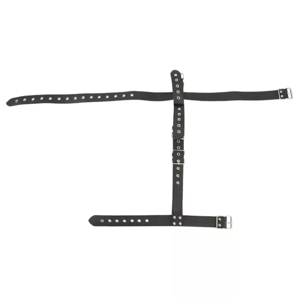 Vegan Fetish - set manette da polsi dietro la schiena - nero