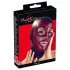 Bad Kitty - maschera lucida bocca aperta - rosso (S-L)