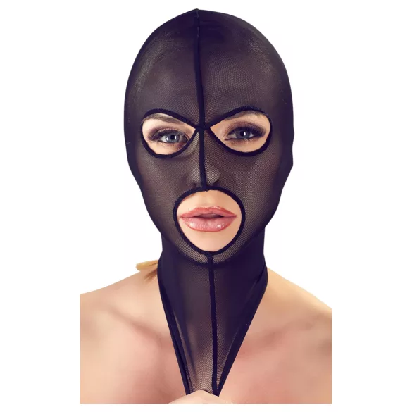 Bad Kitty - maschera bocca rete - nero