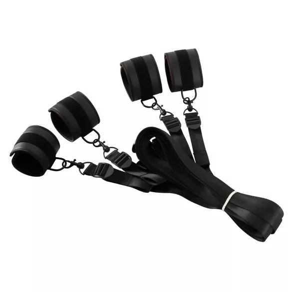 Vegan Fetish - set legami da letto - nero