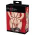 Bad Kitty - body intero sexy - rete elastica - rosso