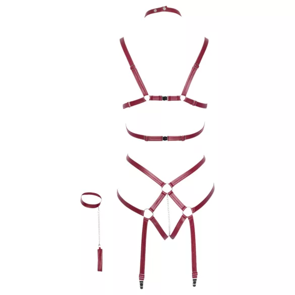 Bad Kitty - body intero sexy - rete elastica - rosso