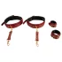 Bad Kitty - set manette per cosce - rosso