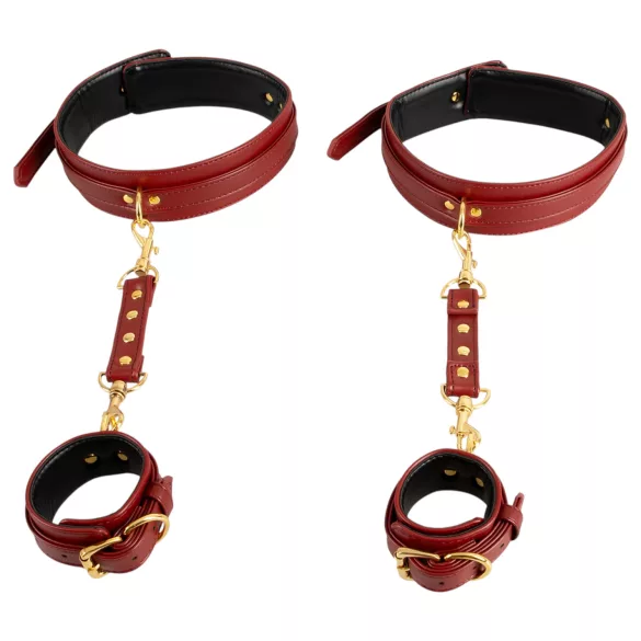Bad Kitty - set manette per cosce - rosso