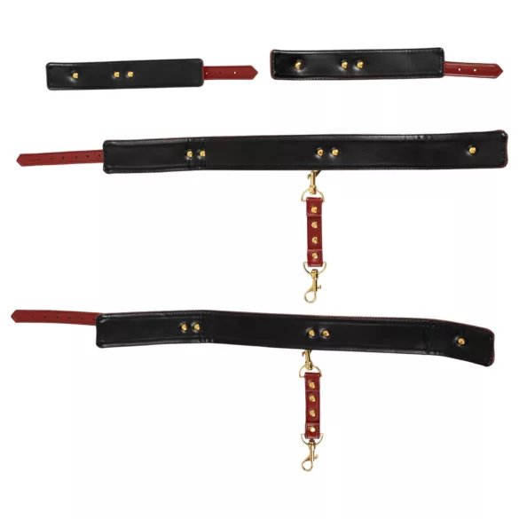 Bad Kitty - set manette per cosce - rosso