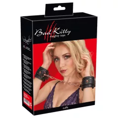 Bad Kitty - manette con catena - nero e oro rosa