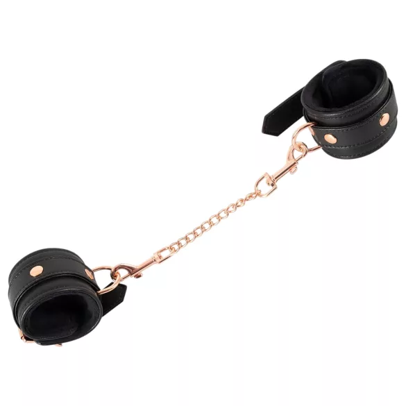 Bad Kitty - manette con catena - nero e oro rosa