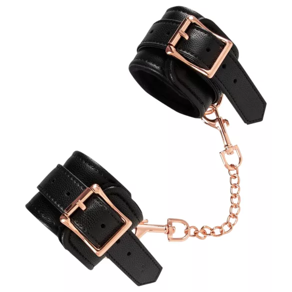Bad Kitty - manette con catena - nero e oro rosa