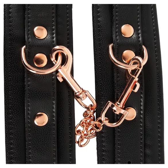 Bad Kitty - manette con catena - nero e oro rosa