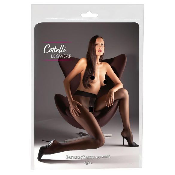 Cottelli - Collant sexy satinato - M