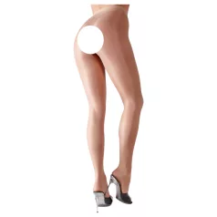 Cottelli - collant lucidi effetto seta (color carne) - XL