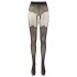 Cottelli - calze aperte con motivo (nero) - 3/M