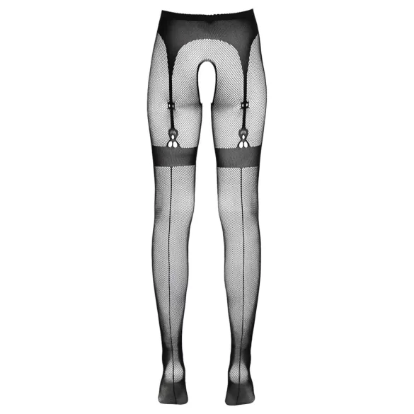 Cottelli Legwear - autoreggenti nere aperte (S-L)